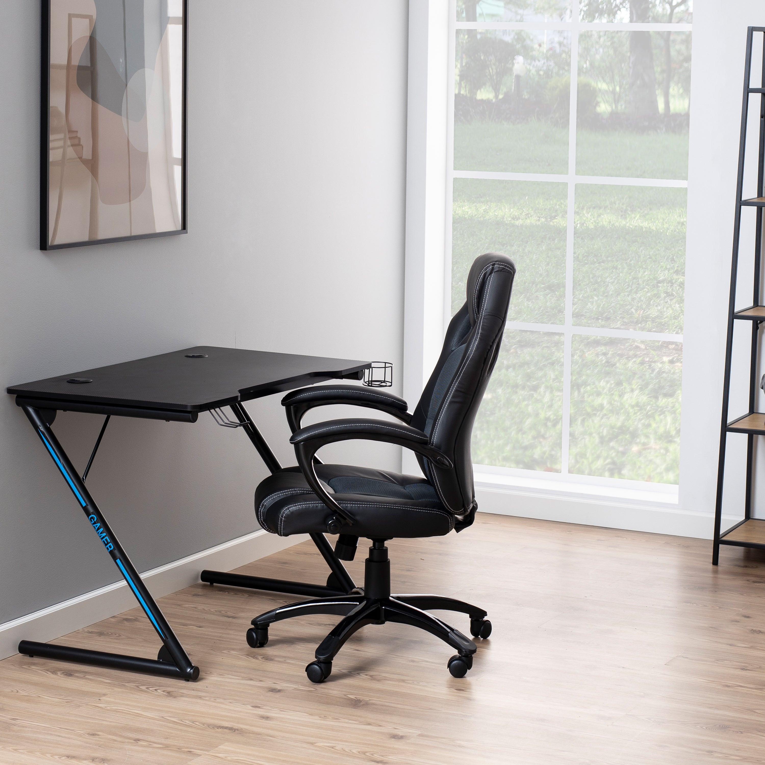 Trooper Gaming Desk in Black - image 4