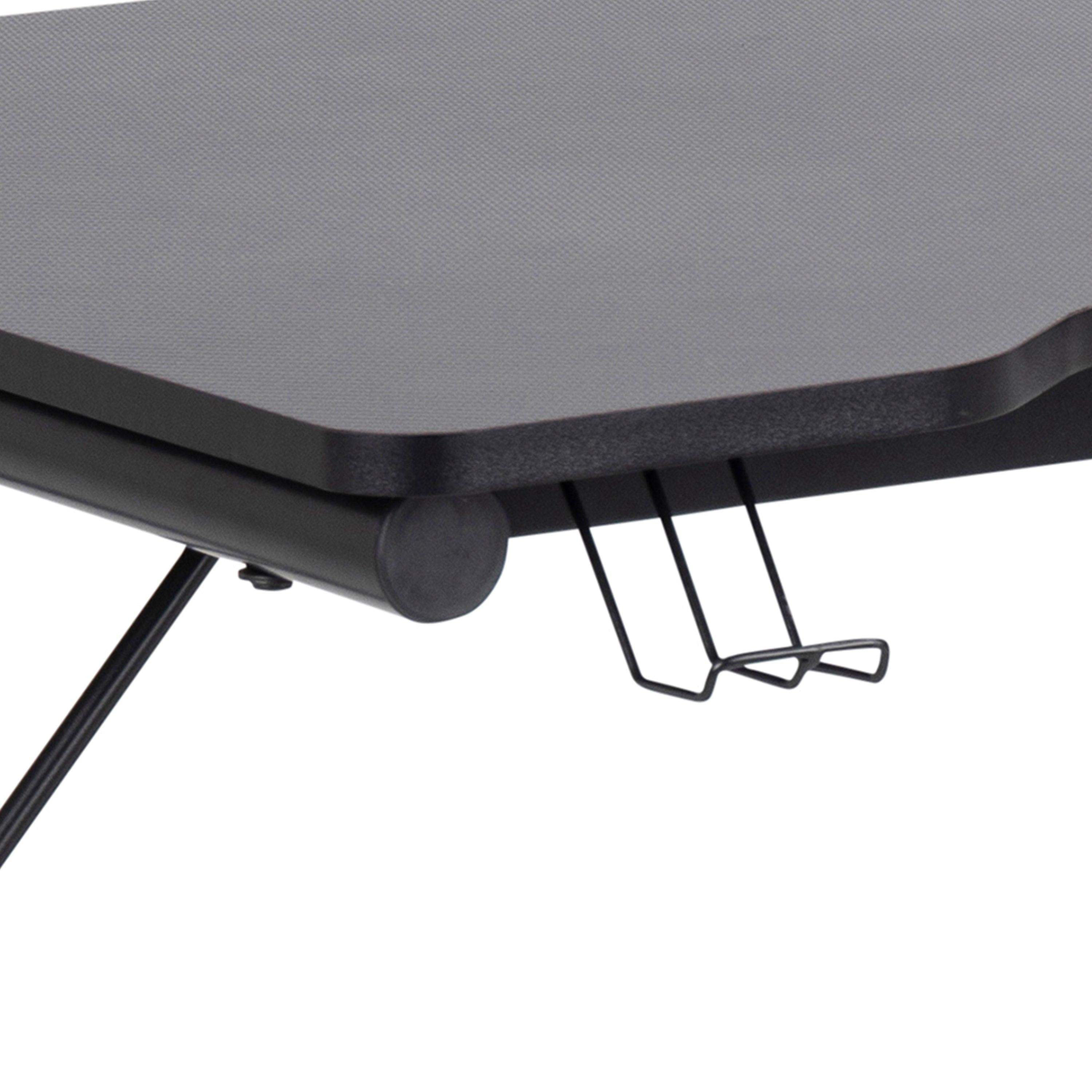 Trooper Gaming Desk in Black - image 6