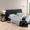 Seaford Bedside Table with 1 Drawer in Black - image 5