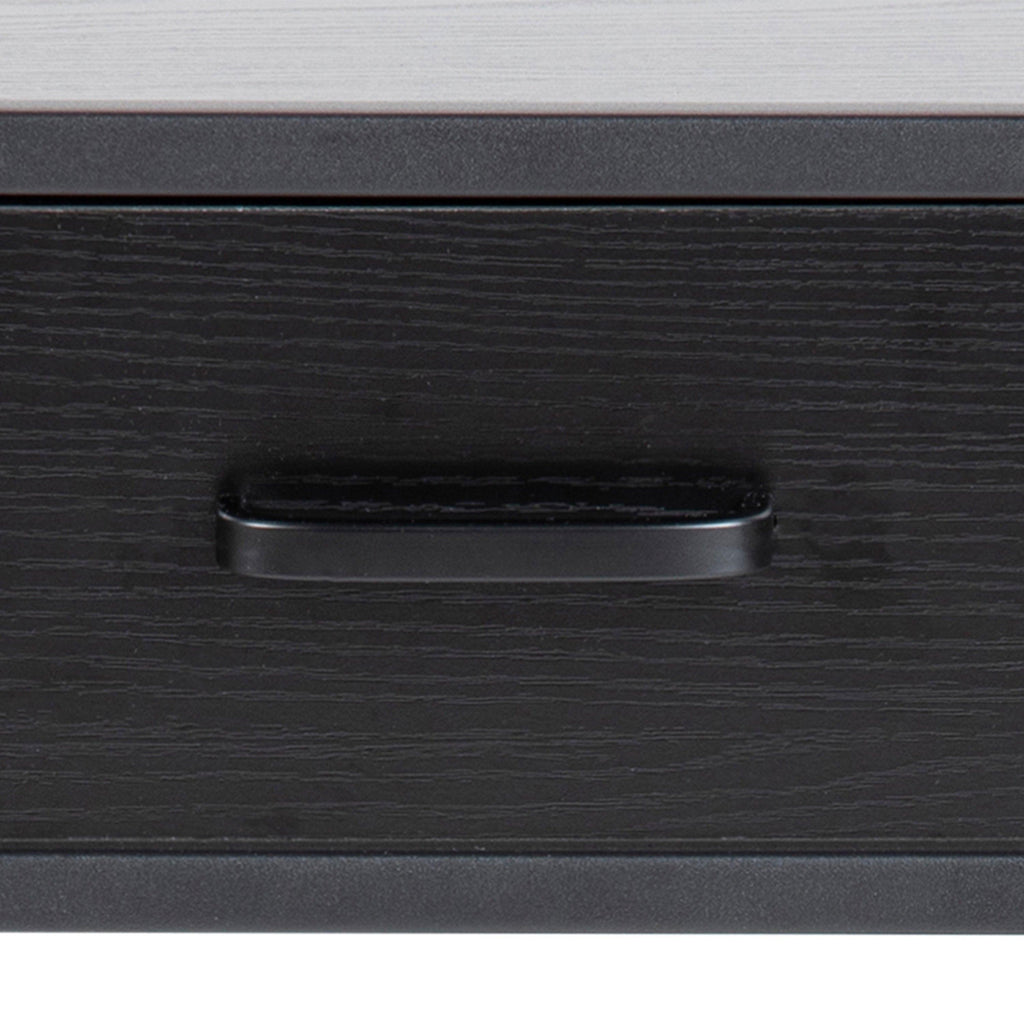 Seaford Bedside Table with 1 Drawer in Black - image 8
