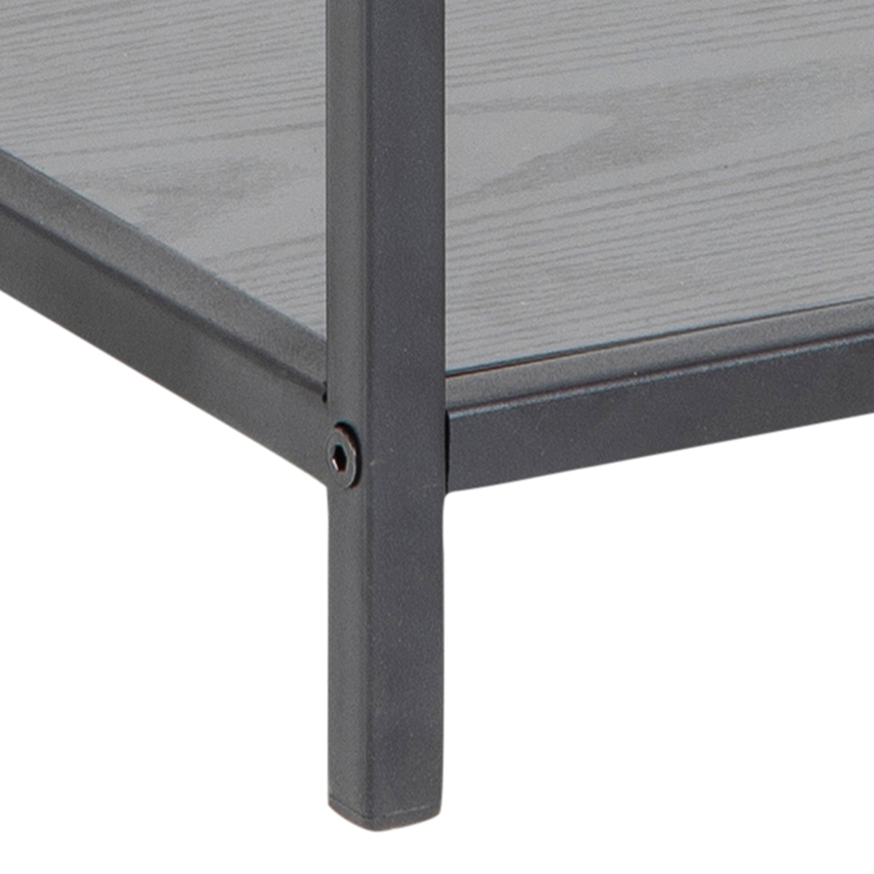 Seaford Bedside Table with 1 Drawer in Black - image 9