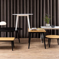 Roxby Dining Table in Oak & Black 120x80cm - image 4