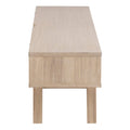 A-Line TV Unit with 2 Drawers in White Oak - image 3