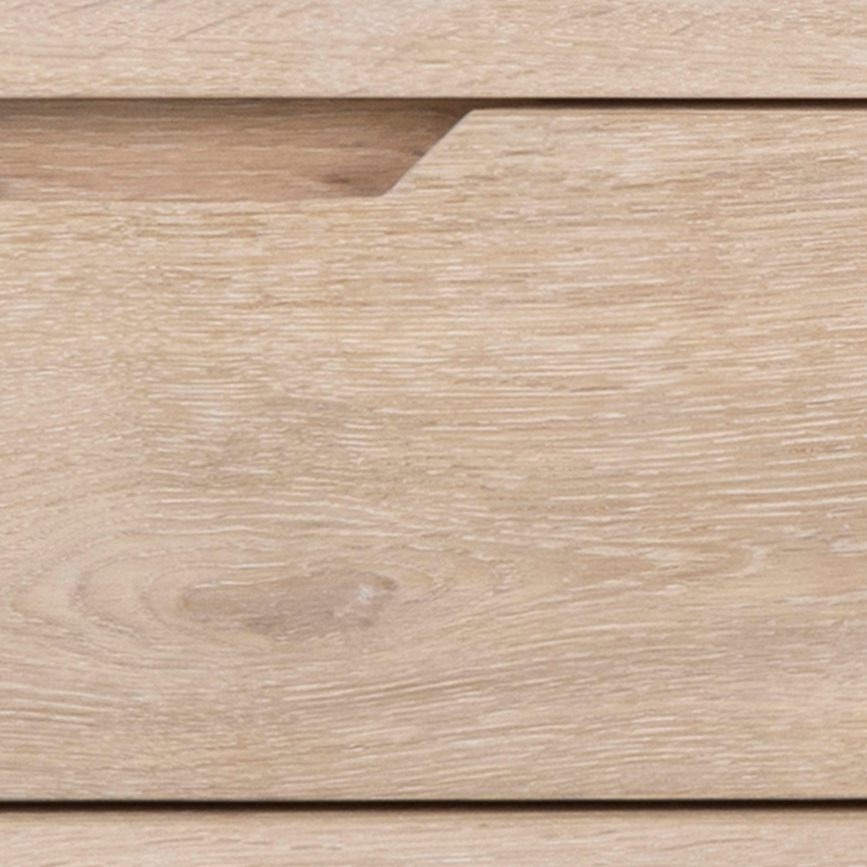 A-Line TV Unit with 2 Drawers in White Oak - image 8