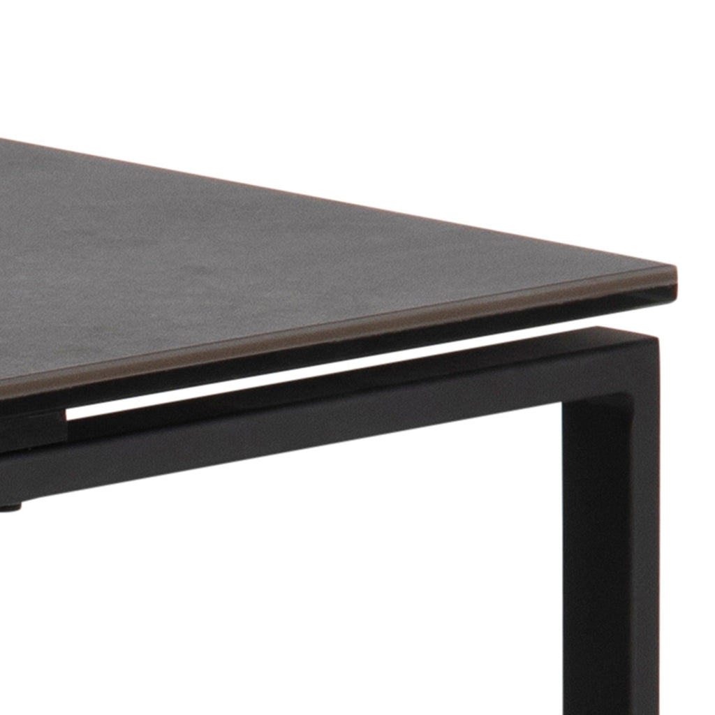 Katrine Ceramic Nest of Tables in Black Set of 3 - image 4