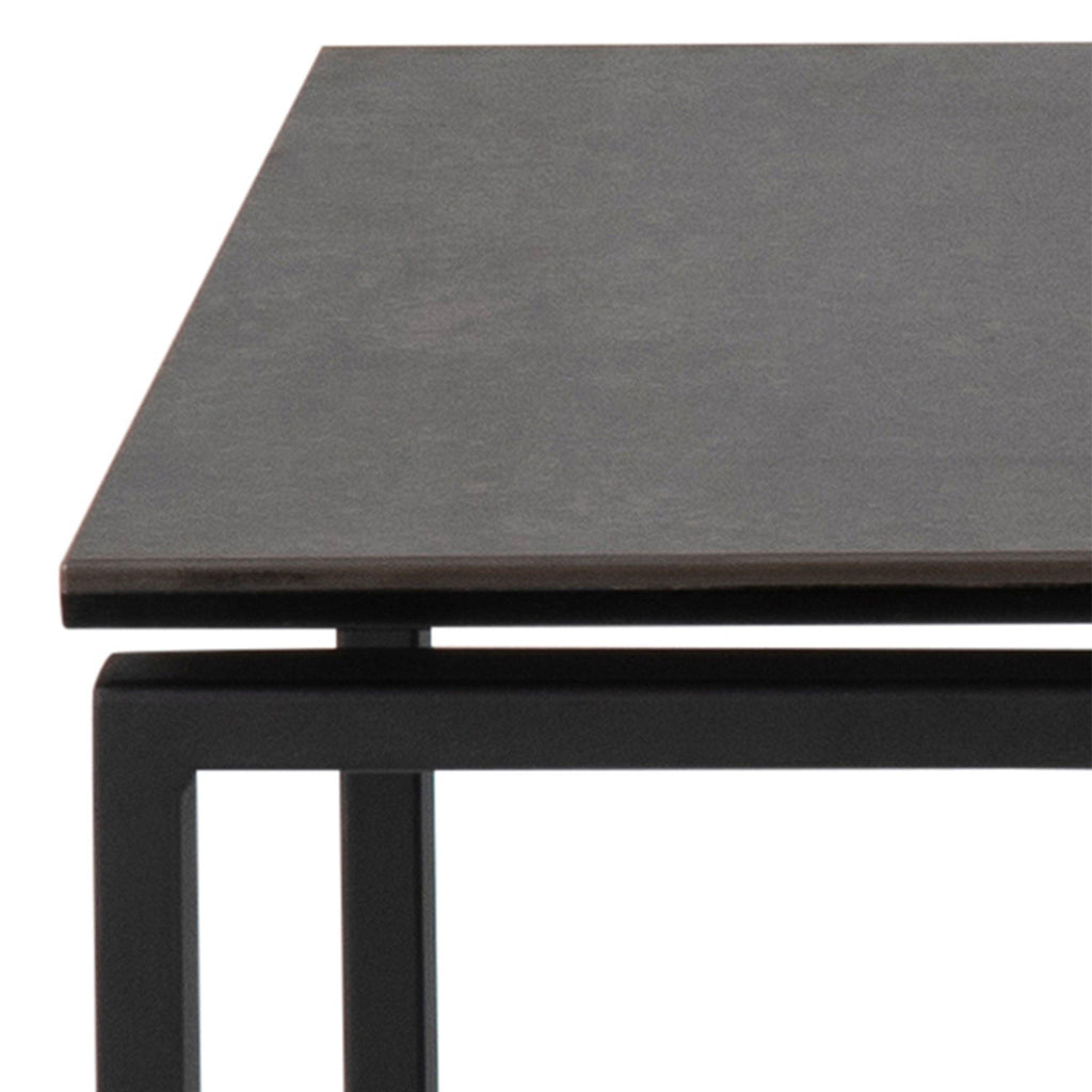 Katrine Ceramic Nest of Tables in Black Set of 3 - image 6