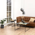 Infinity Nest of Tables in Black Matt Set of 2 - image 3