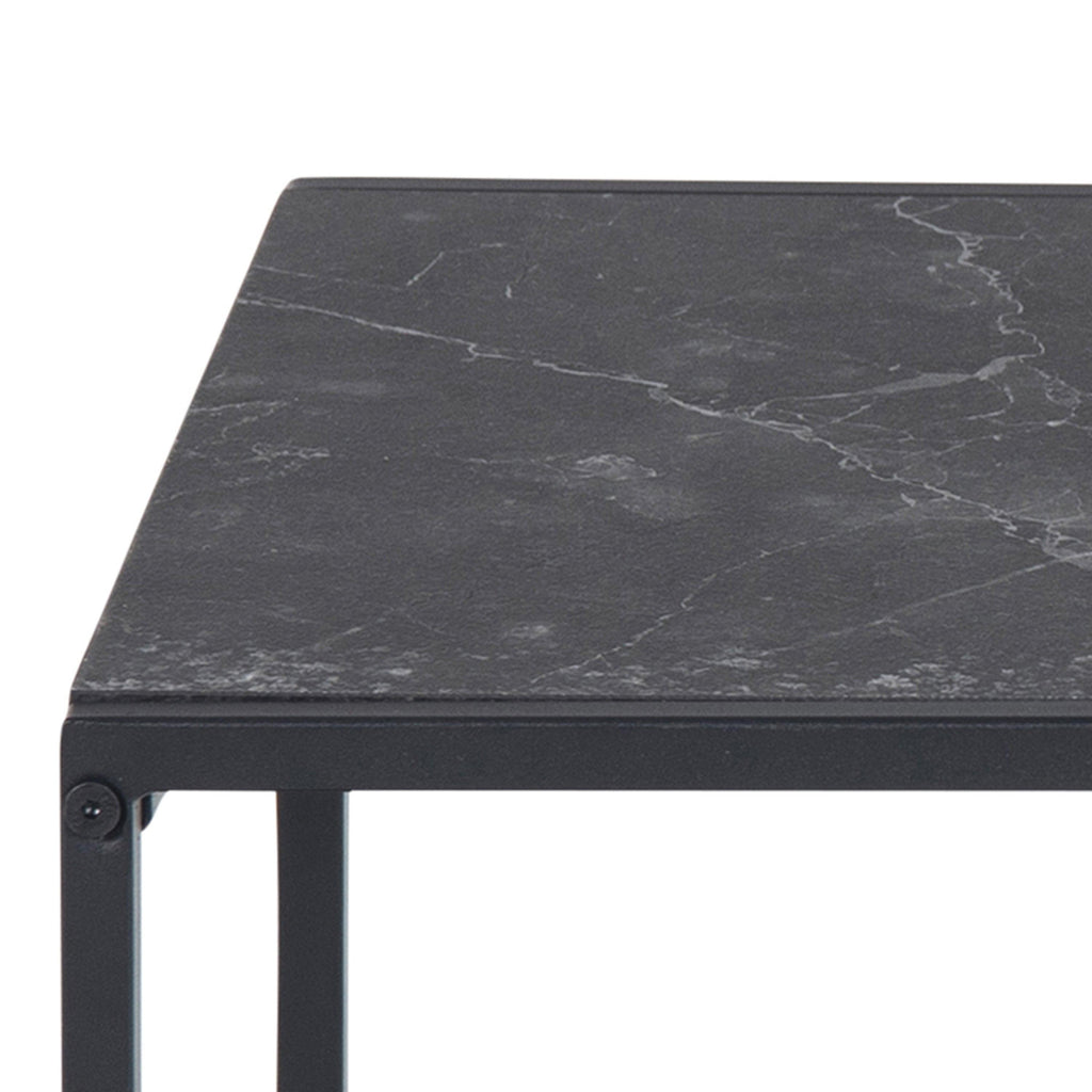 Infinity Nest of Tables in Black Matt Set of 2 - image 7