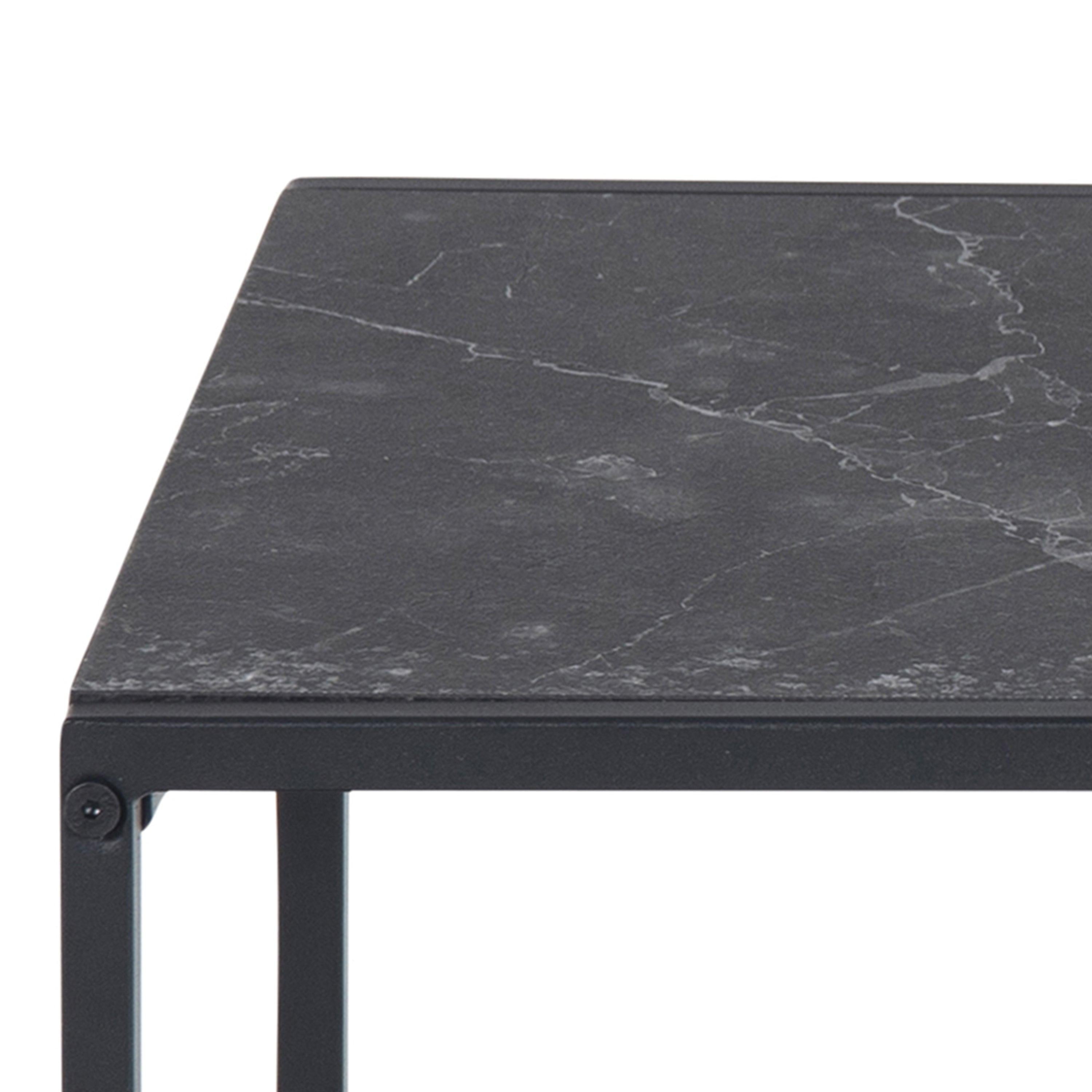 Infinity Nest of Tables in Black Matt Set of 2 - image 7