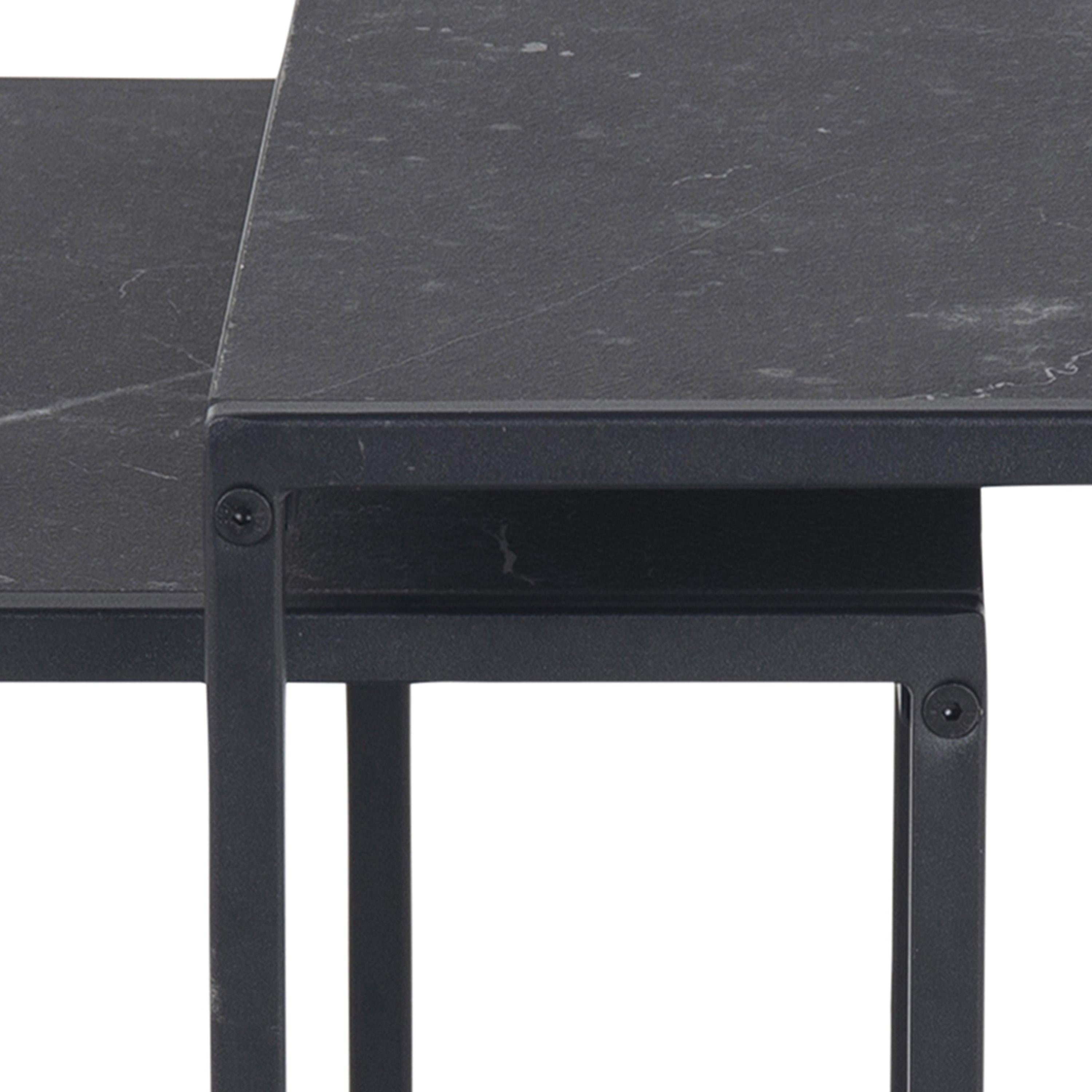 Infinity Nest of Tables in Black Matt Set of 2 - image 9