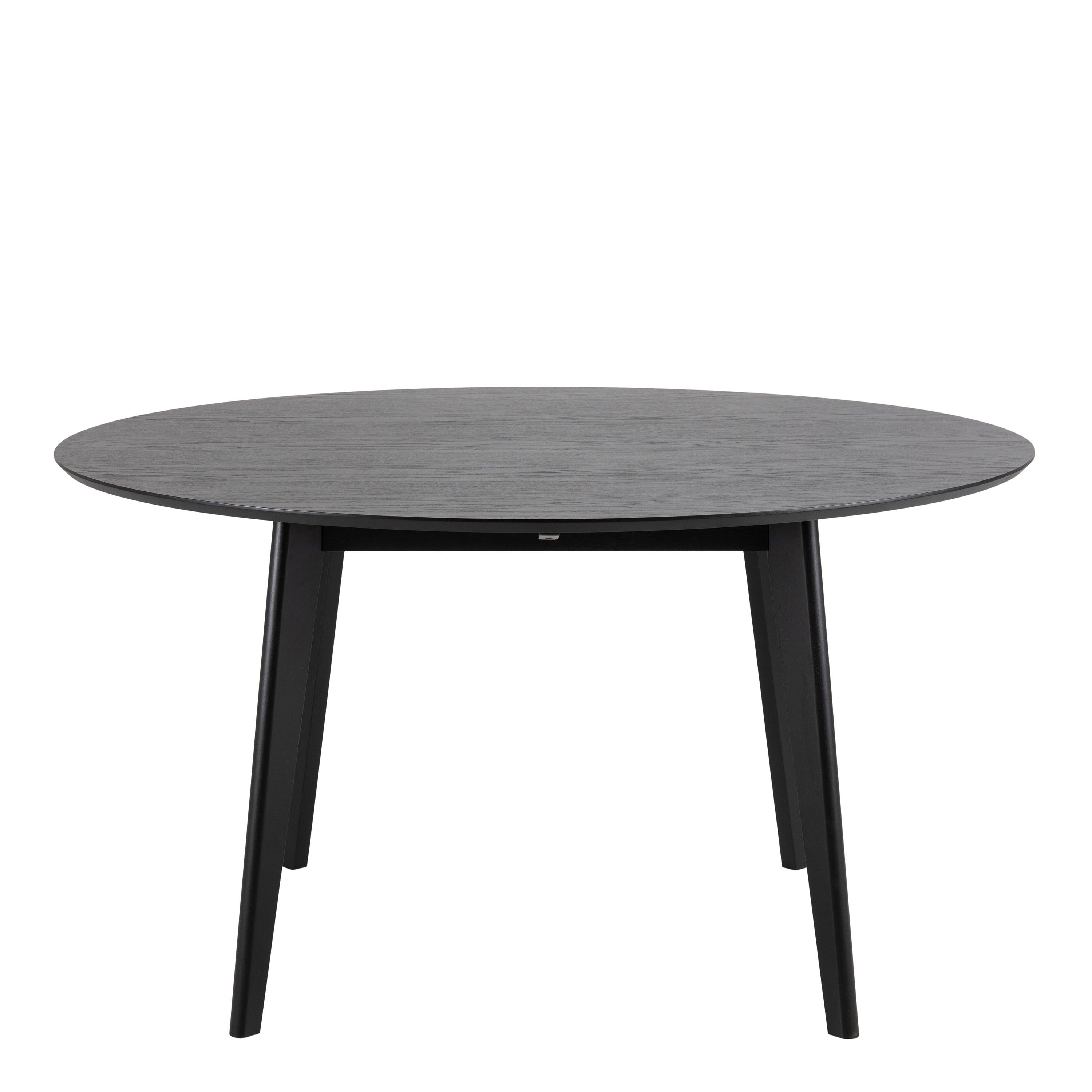 Roxby Round Dining Table in Black 140cm - image 2