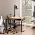Seaford Office Desk with 1 Drawer in Oak - image 5