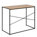 Seaford Office Desk in Black & Oak - image 3