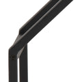 Seaford Octagonal Metal Wall Shelf in Black & Oak - image 4