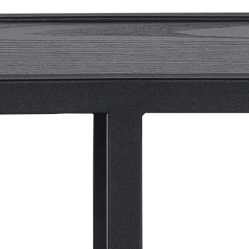Seaford Octagonal Metal Wall Shelf in Black - image 5