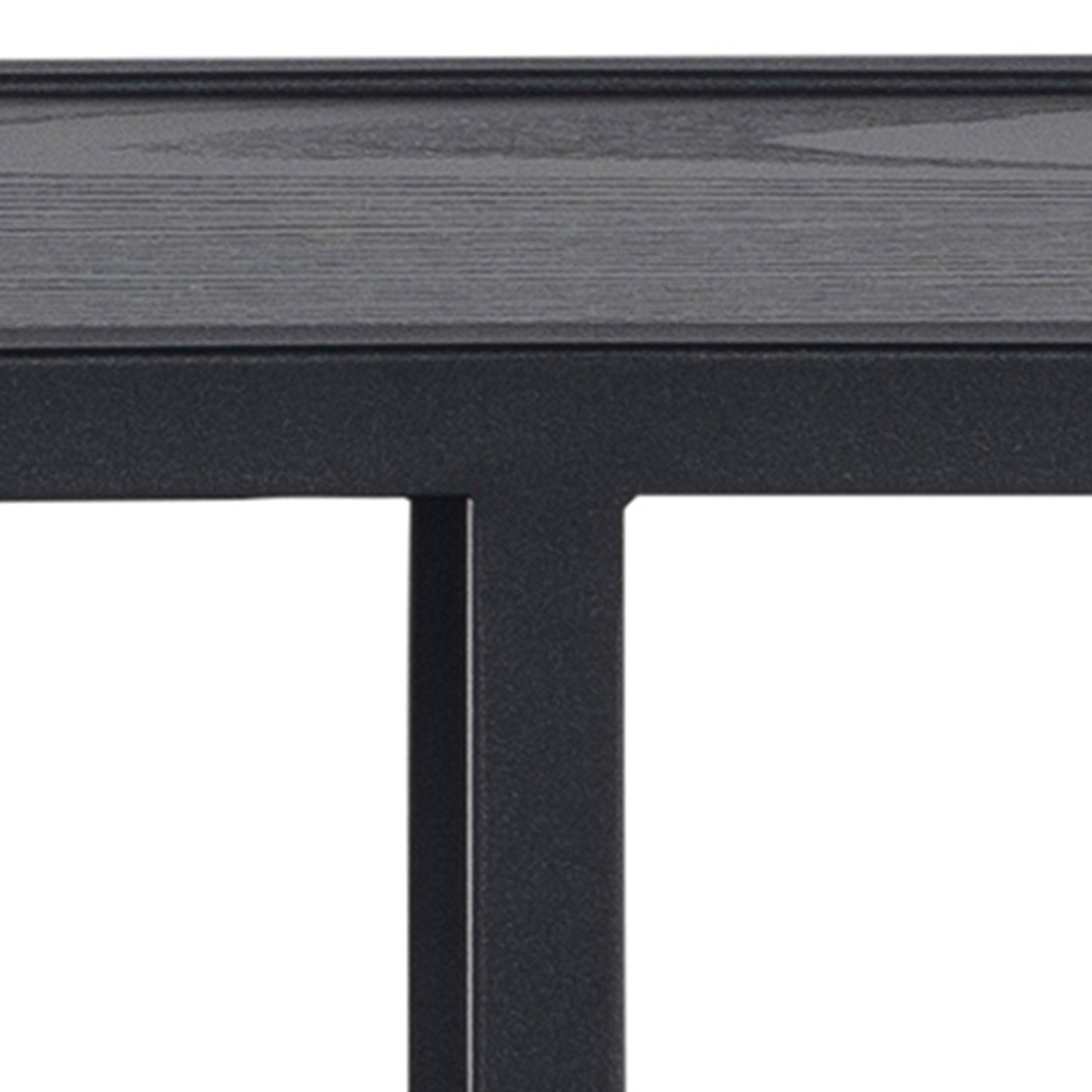 Seaford Octagonal Metal Wall Shelf in Black - image 5
