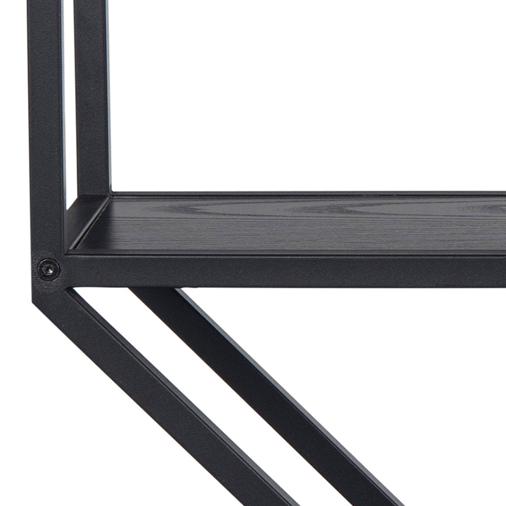 Seaford Octagonal Metal Wall Shelf in Black - image 9