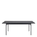 Angus Dining Table in Black 200x90cm includes 4 Carrie Swivel Dining Chairs in Sand - image 3