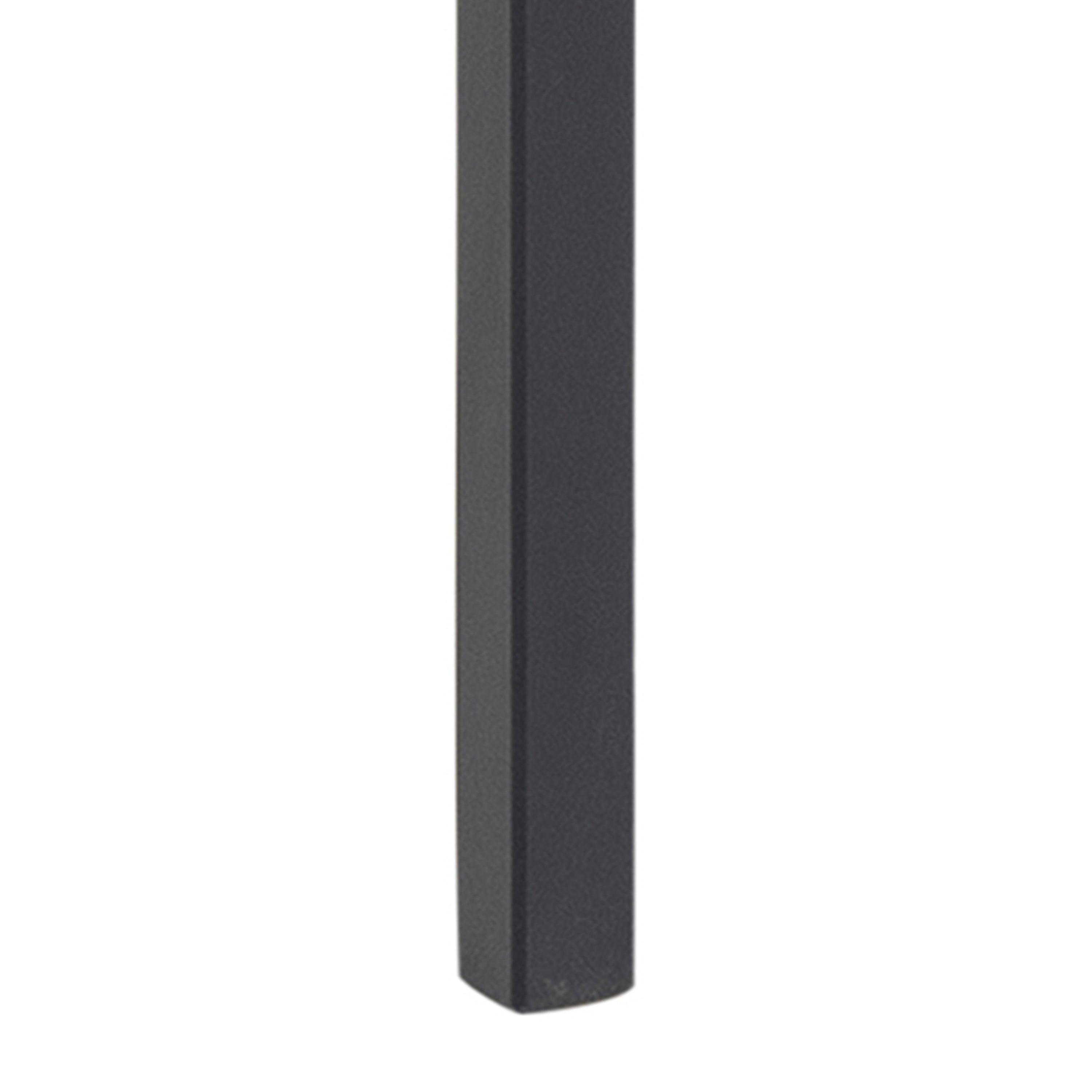 Angus Dining Table in Black 200x90cm includes 4 Carrie Swivel Dining Chairs in Sand - image 6