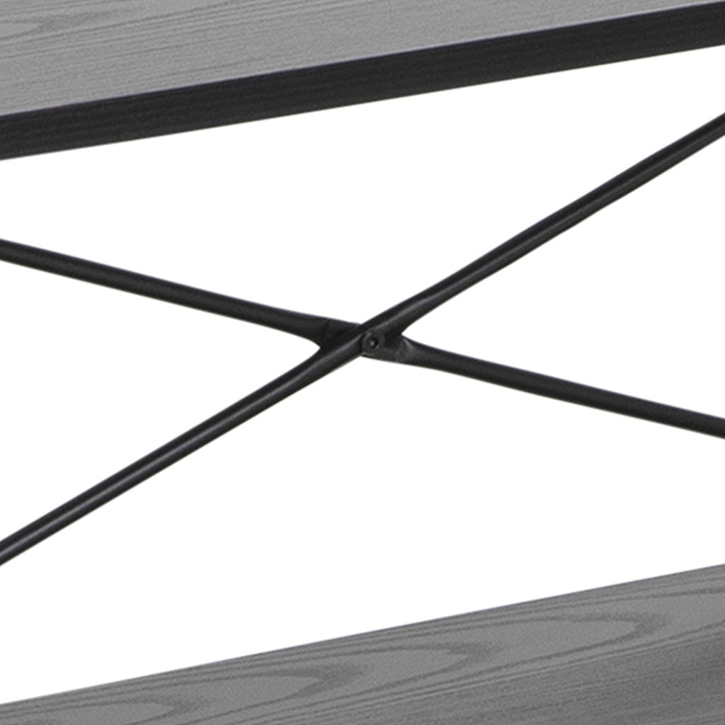 Angus Bookcase with 5 Shelves in Black - image 10