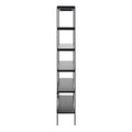 Angus Bookcase with 5 Shelves in Black - image 3