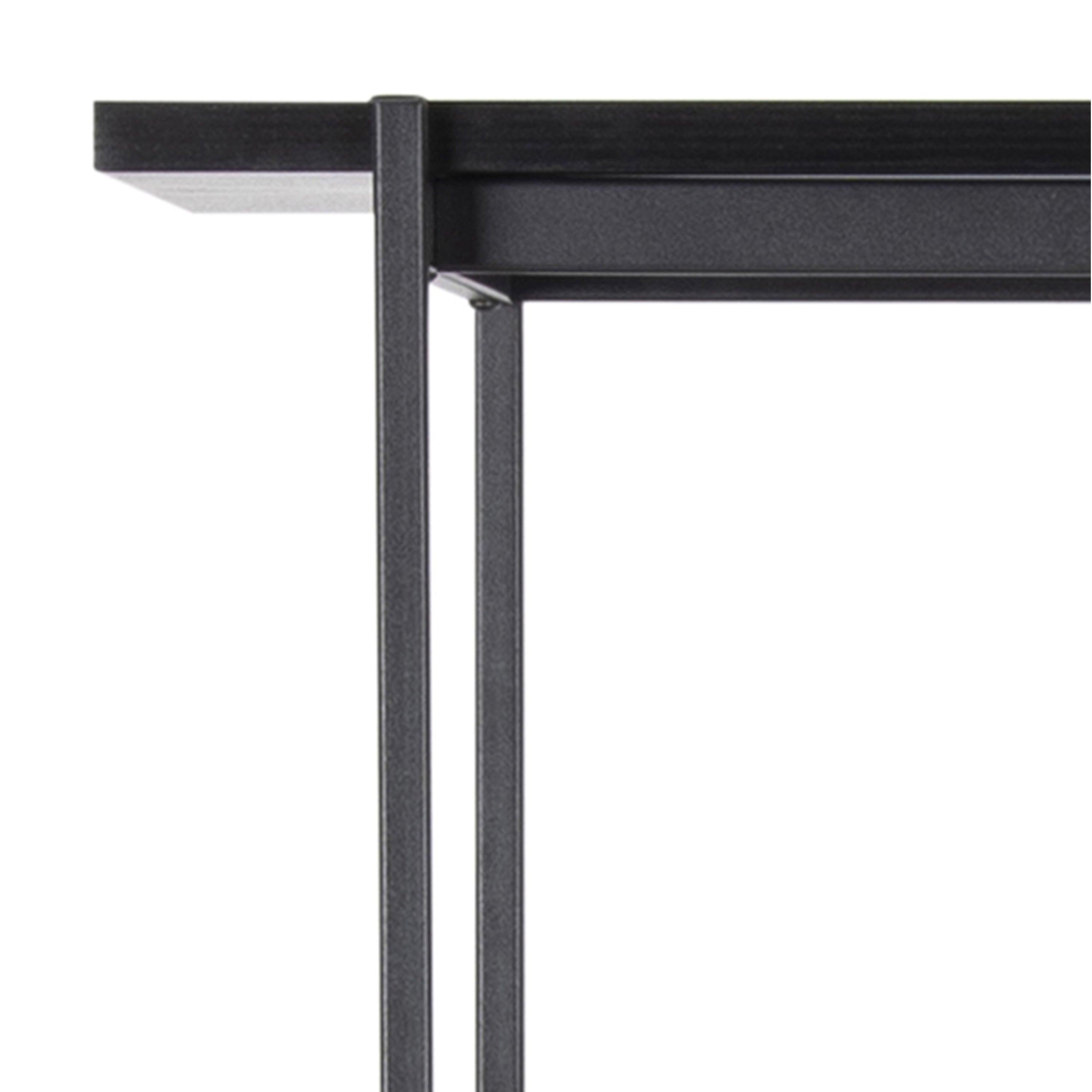 Angus Bookcase with 5 Shelves in Black - image 8