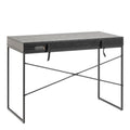 Seaford 1 Drawer Office Desk in Ash Black - image 3