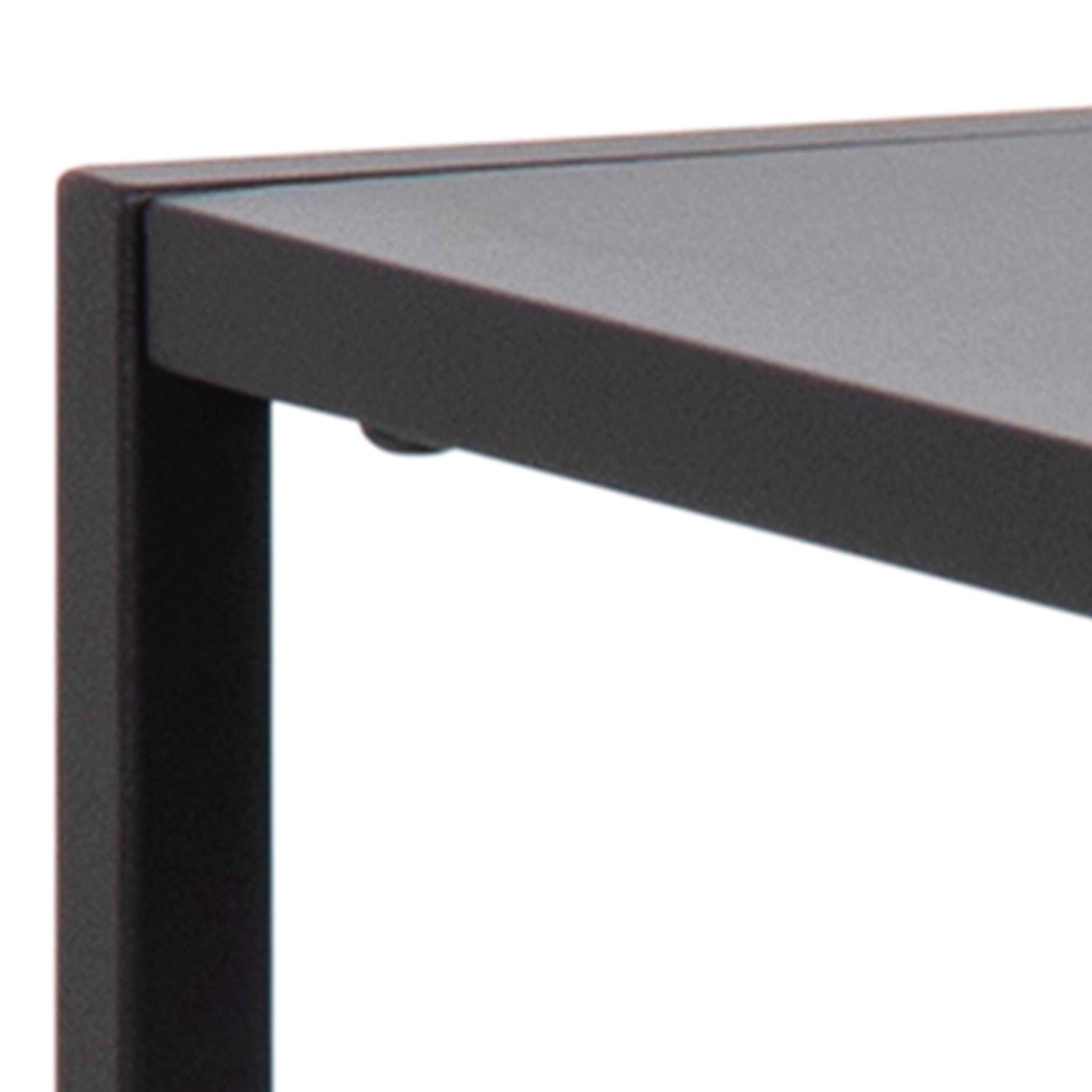 Newcastle Console Table with Open Shelf in Matt Black - image 7