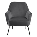 Melissa Lounge Chair in Dark Grey - image 2