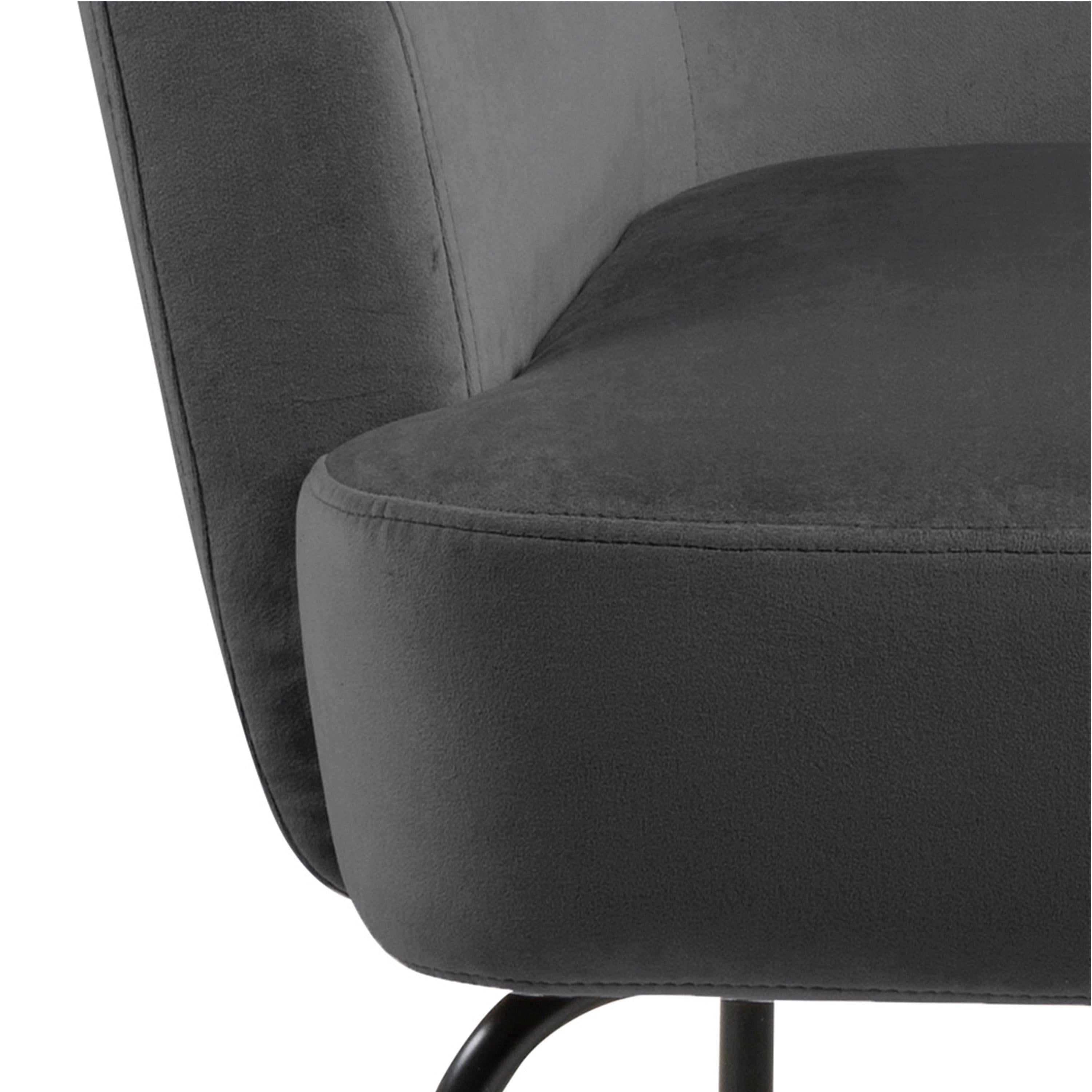 Melissa Lounge Chair in Dark Grey - image 6