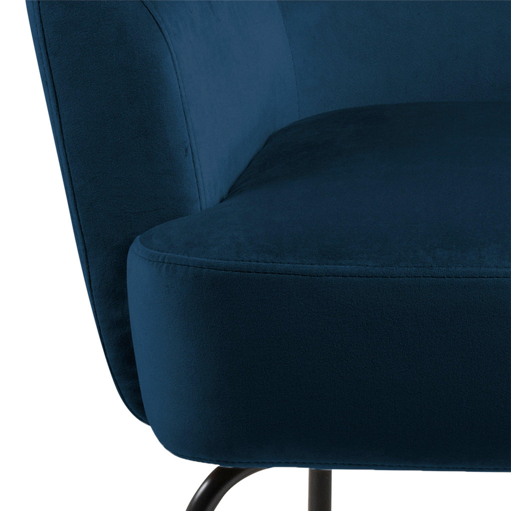 Melissa Lounge Chair in Navy Blue - image 5