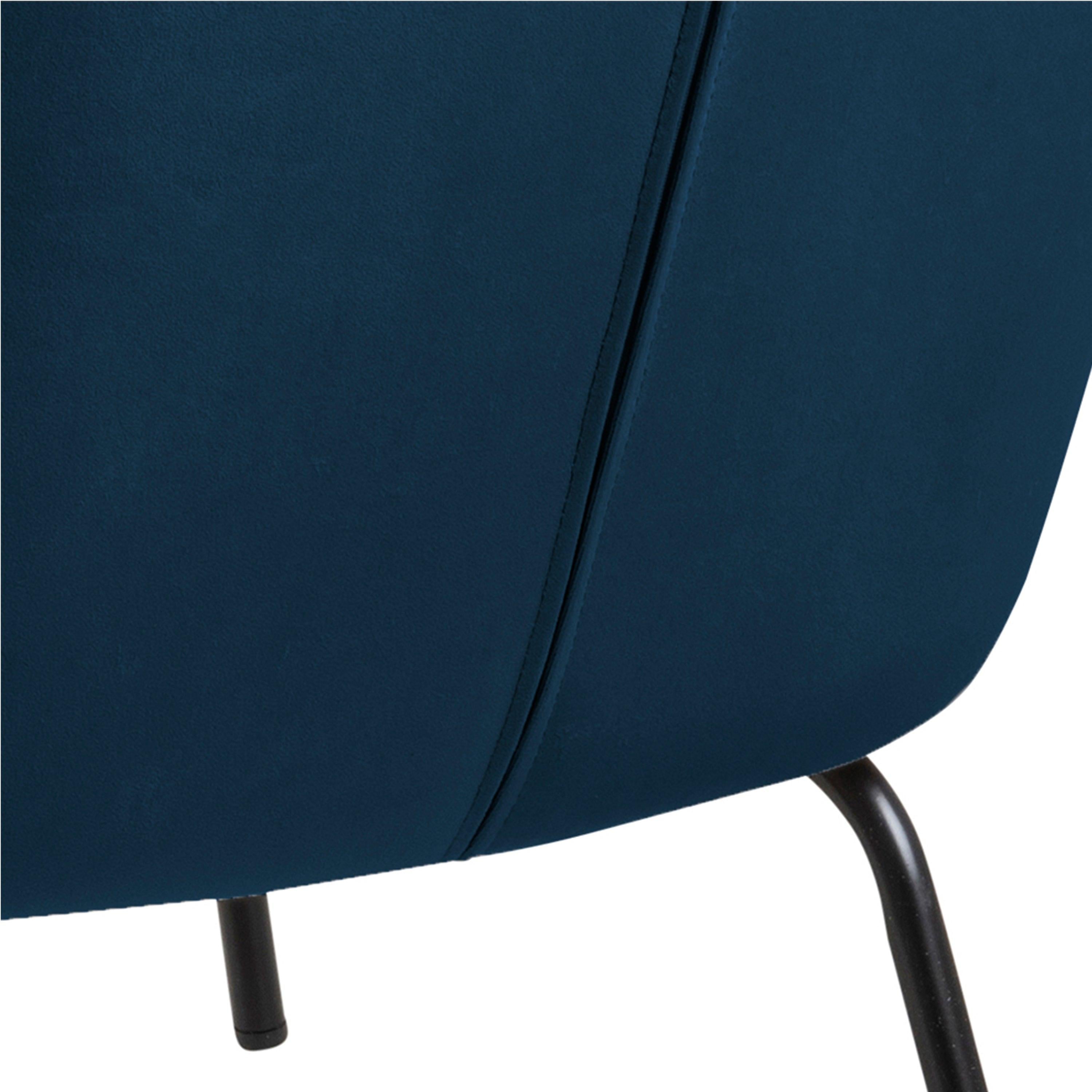 Melissa Lounge Chair in Navy Blue - image 6