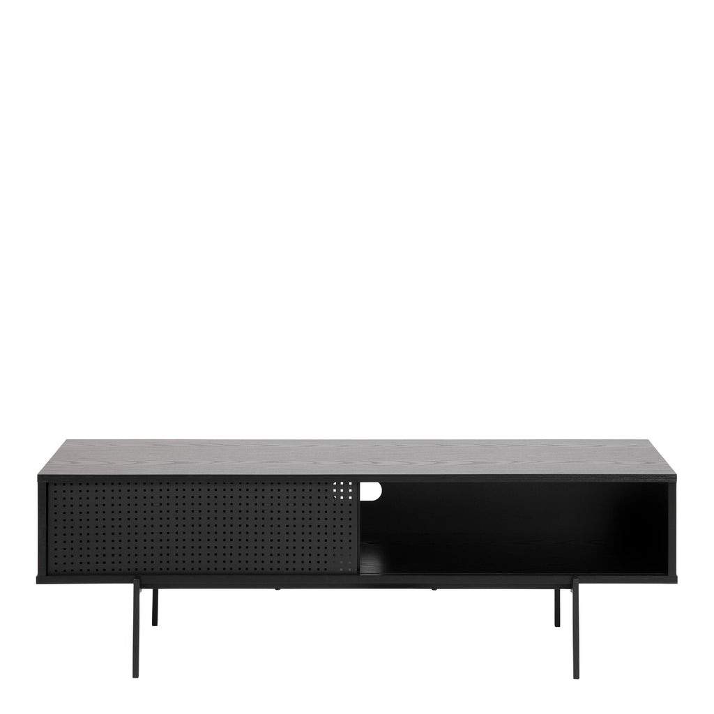Angus TV Unit with 1 Sliding Door in Black - image 2