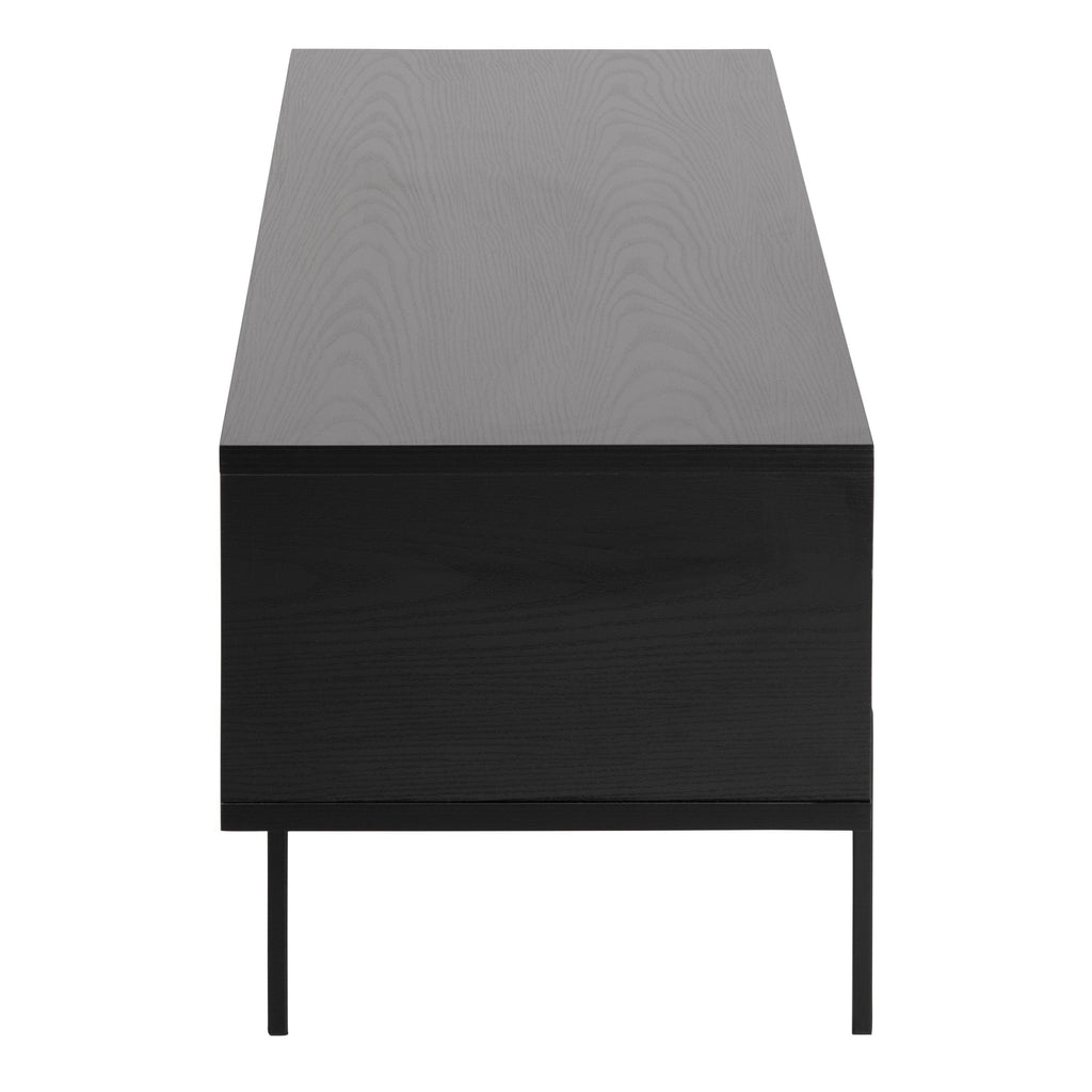 Angus TV Unit with 1 Sliding Door in Black - image 3