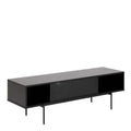 Angus TV Unit with 1 Sliding Door in Black - image 4
