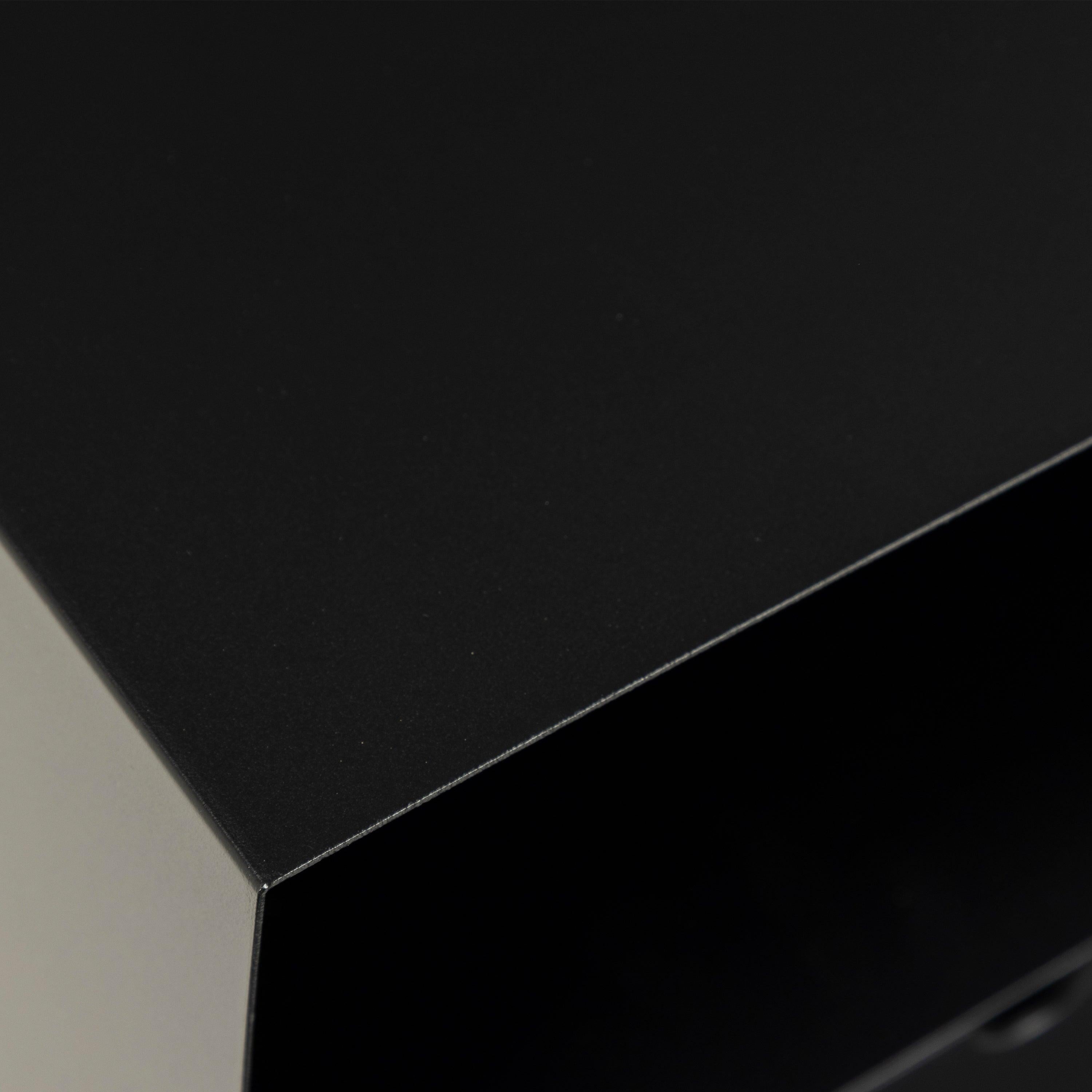 Joliet 1 Drawer Wallmounted Bedside Table in Matt Black - image 10
