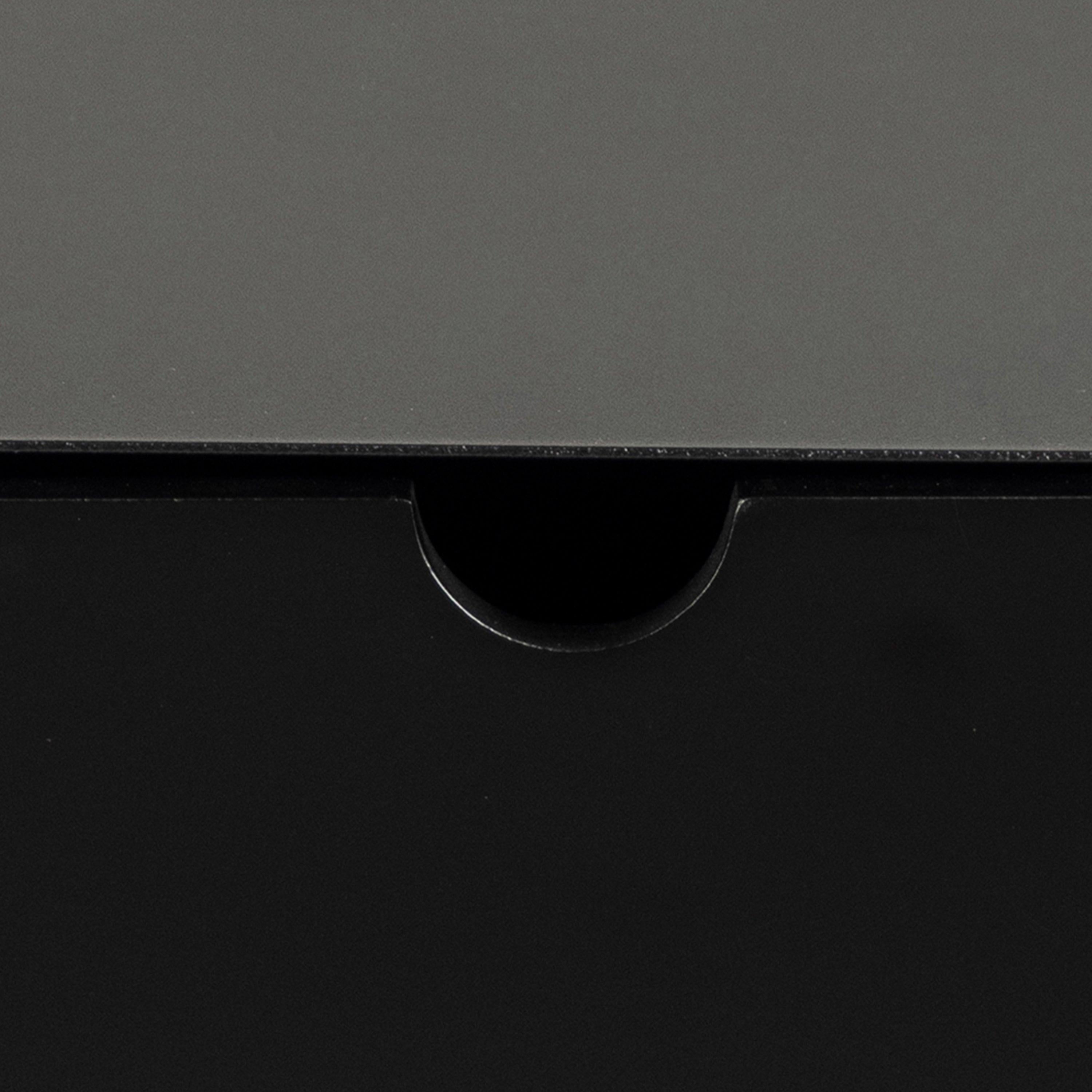 Joliet 1 Drawer Wallmounted Bedside Table in Matt Black - image 12