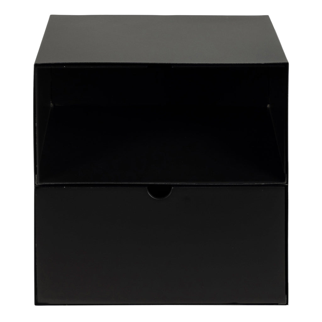 Joliet 1 Drawer Wallmounted Bedside Table in Matt Black - image 2