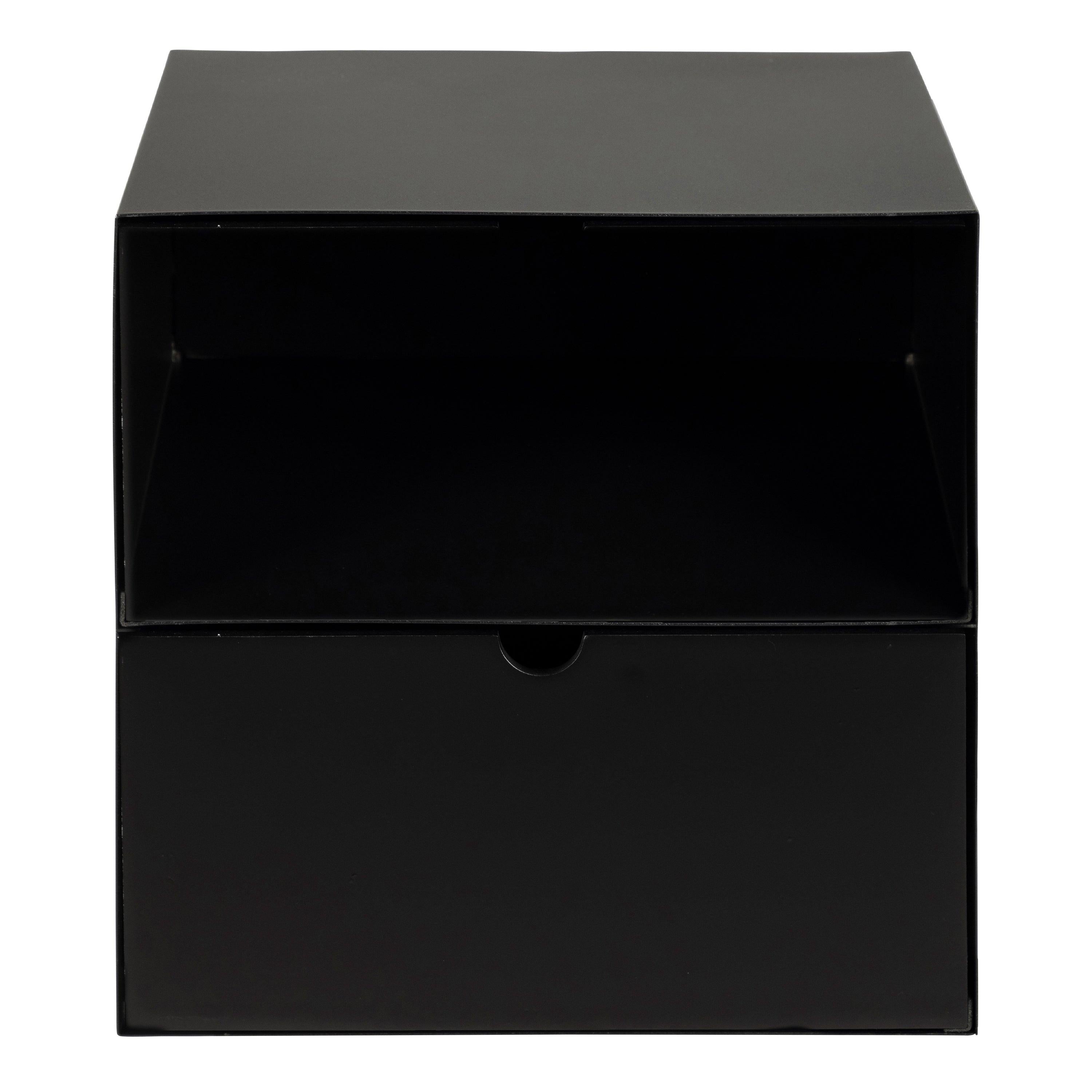 Joliet 1 Drawer Wallmounted Bedside Table in Matt Black - image 2
