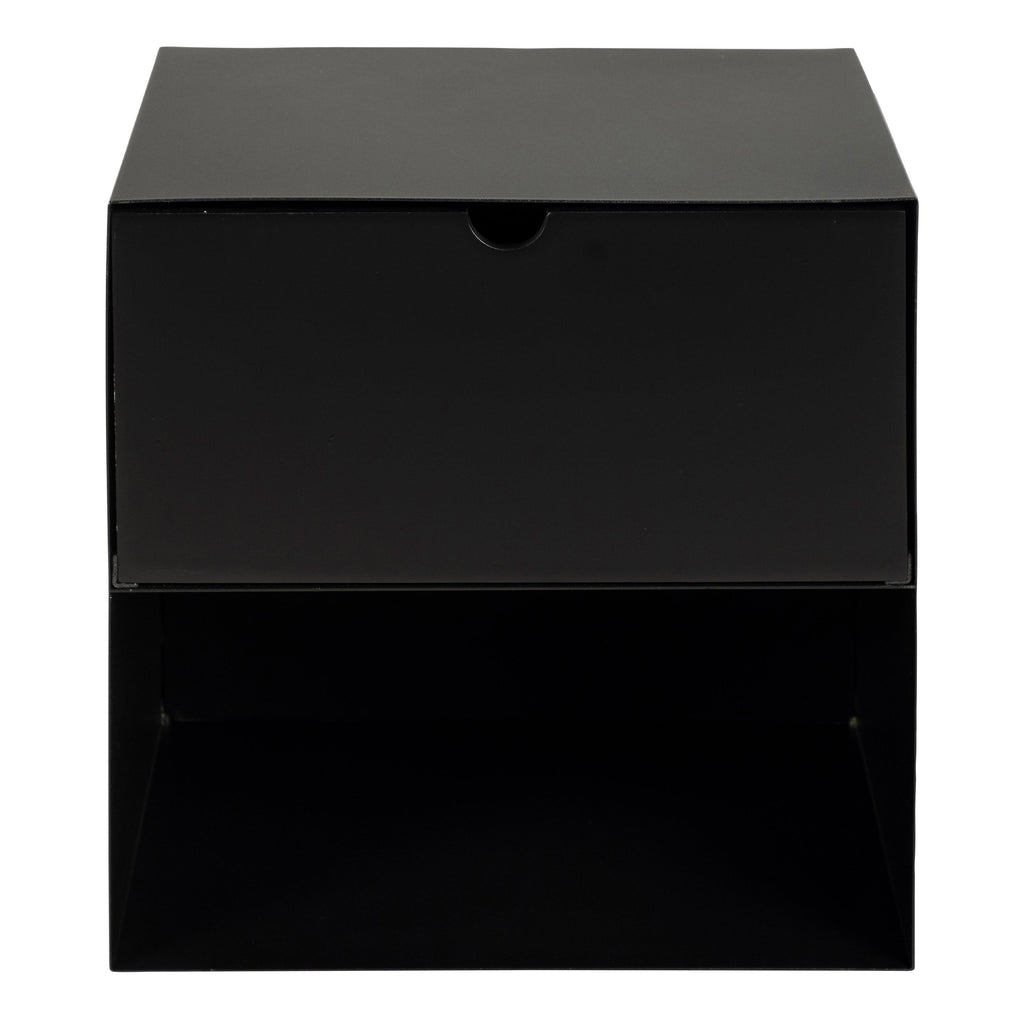 Joliet 1 Drawer Wallmounted Bedside Table in Matt Black - image 5