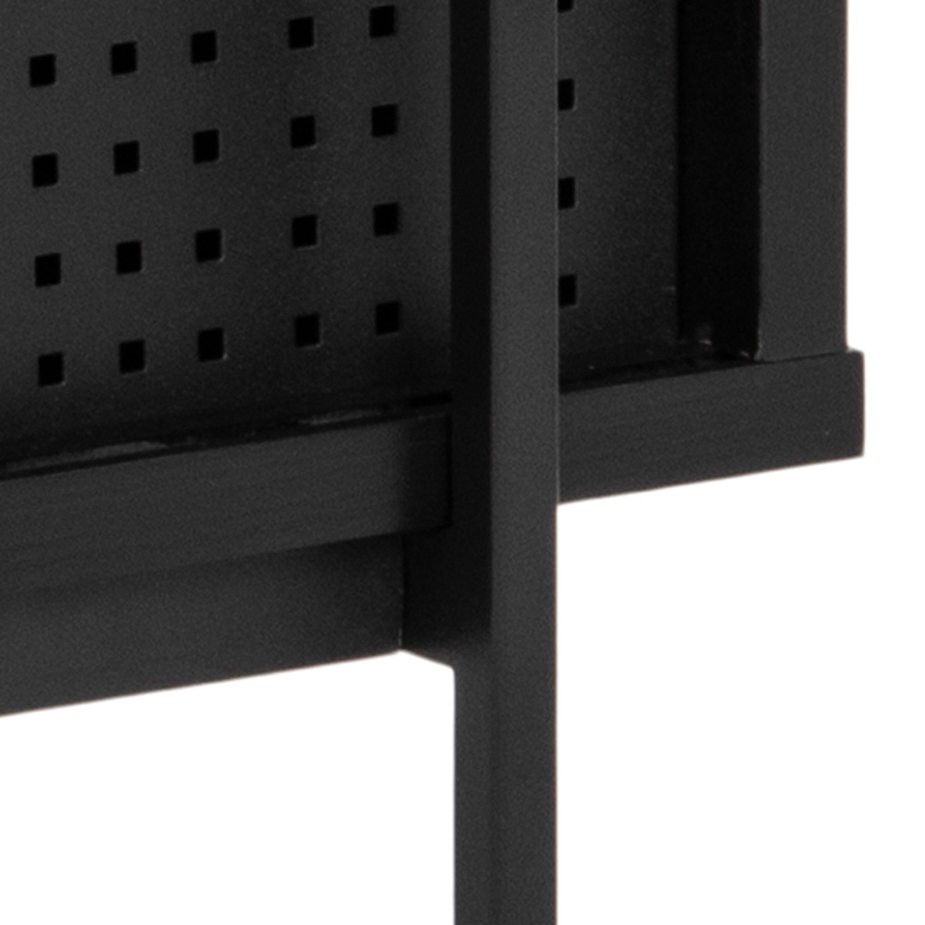 Angus Small Bookcase with 2 Sliding Doors in Black - image 12