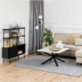 Angus Small Bookcase with 2 Sliding Doors in Black - image 5