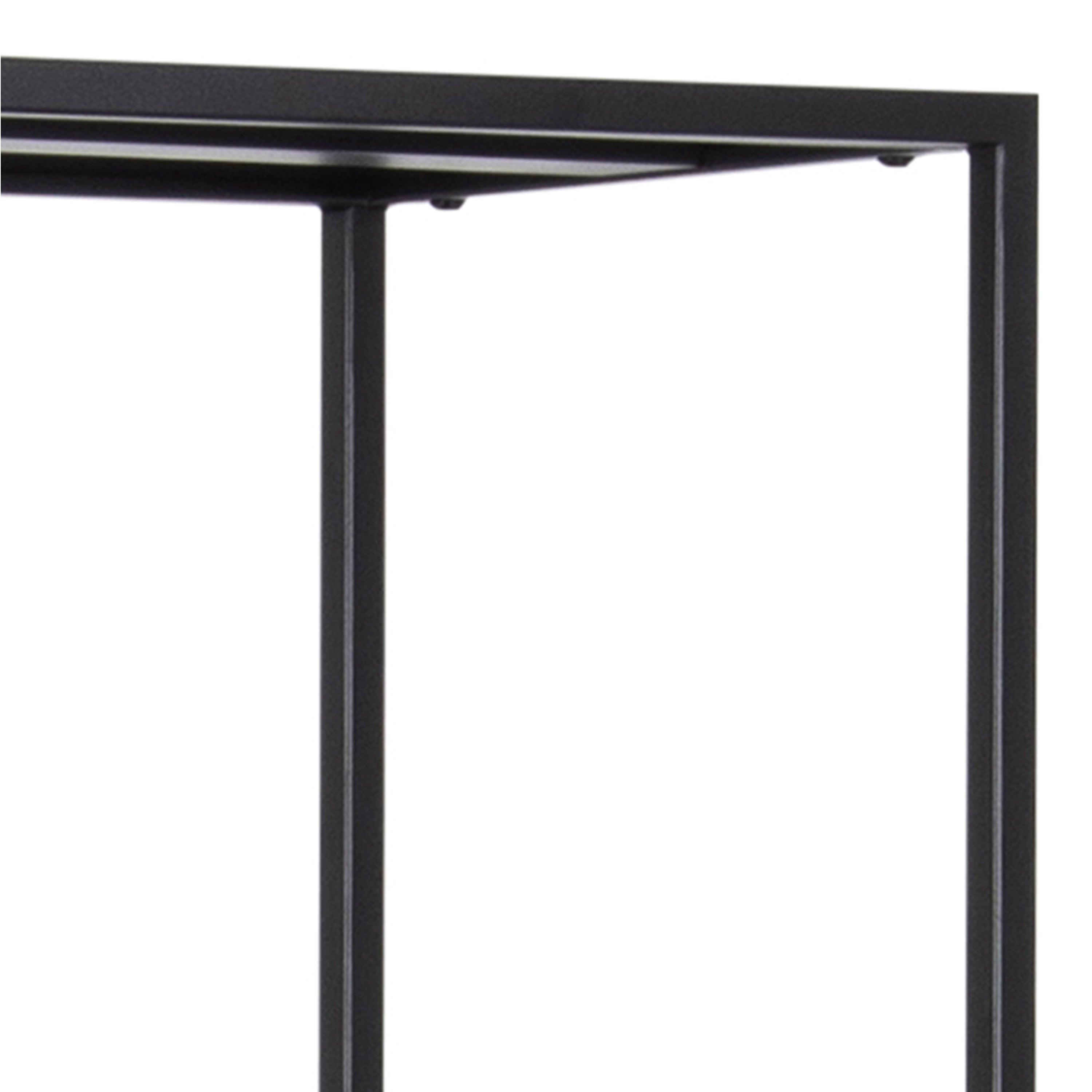 Newcastle Tall Bookcase with 5 Shelves in Matt Black - image 7