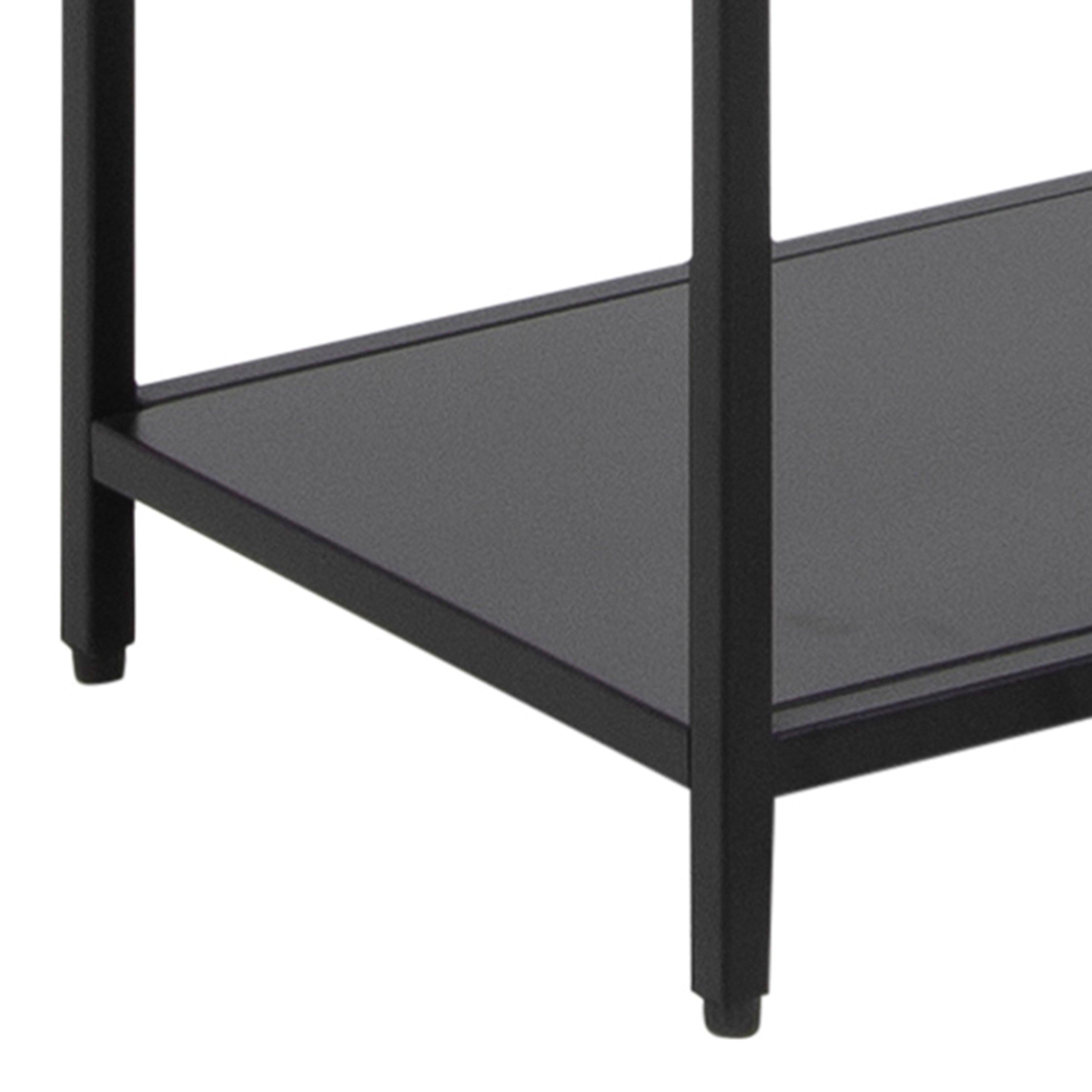 Newcastle Tall Bookcase with 5 Shelves in Matt Black - image 9