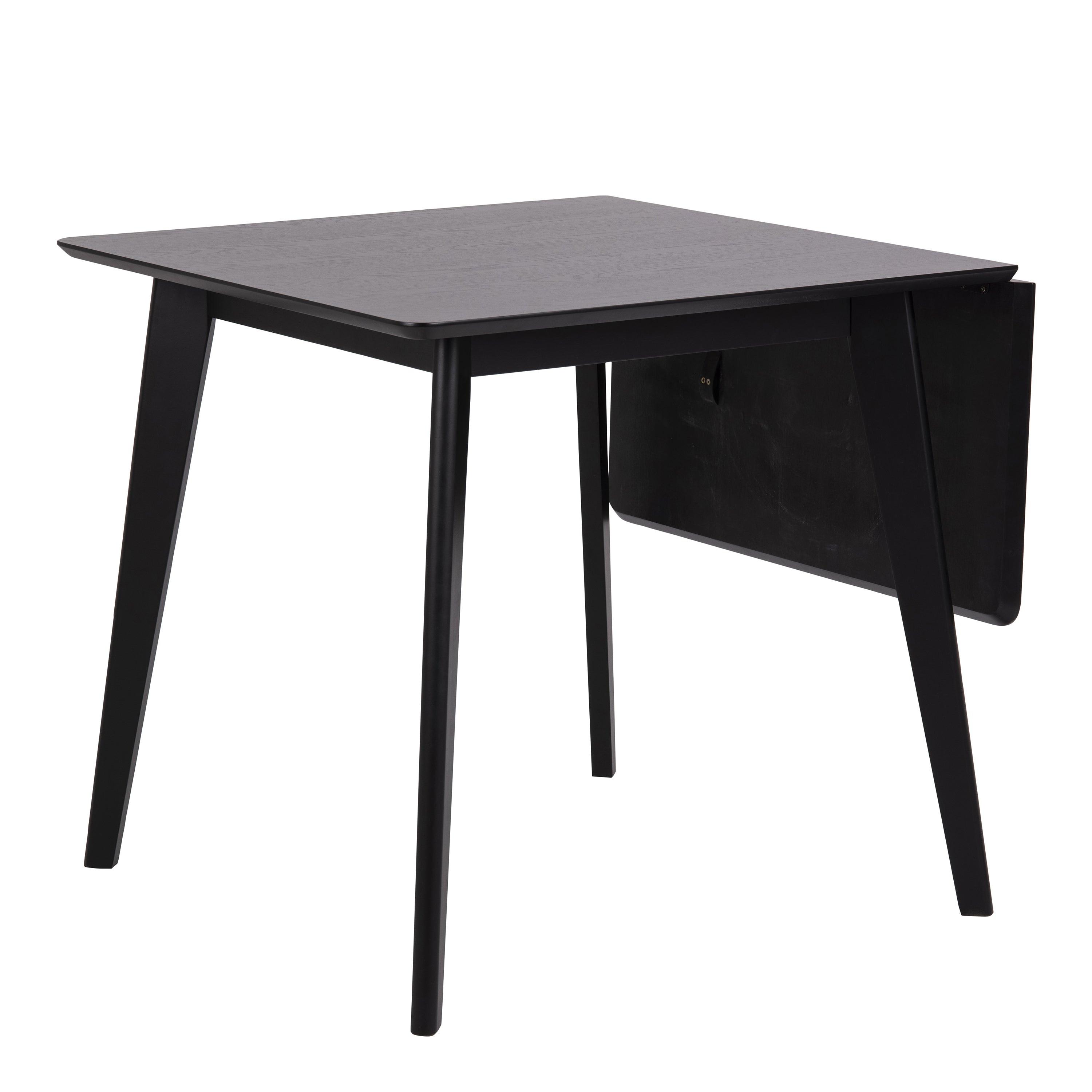 Roxby Extending Dining Table 120x80cm in Black - image 3