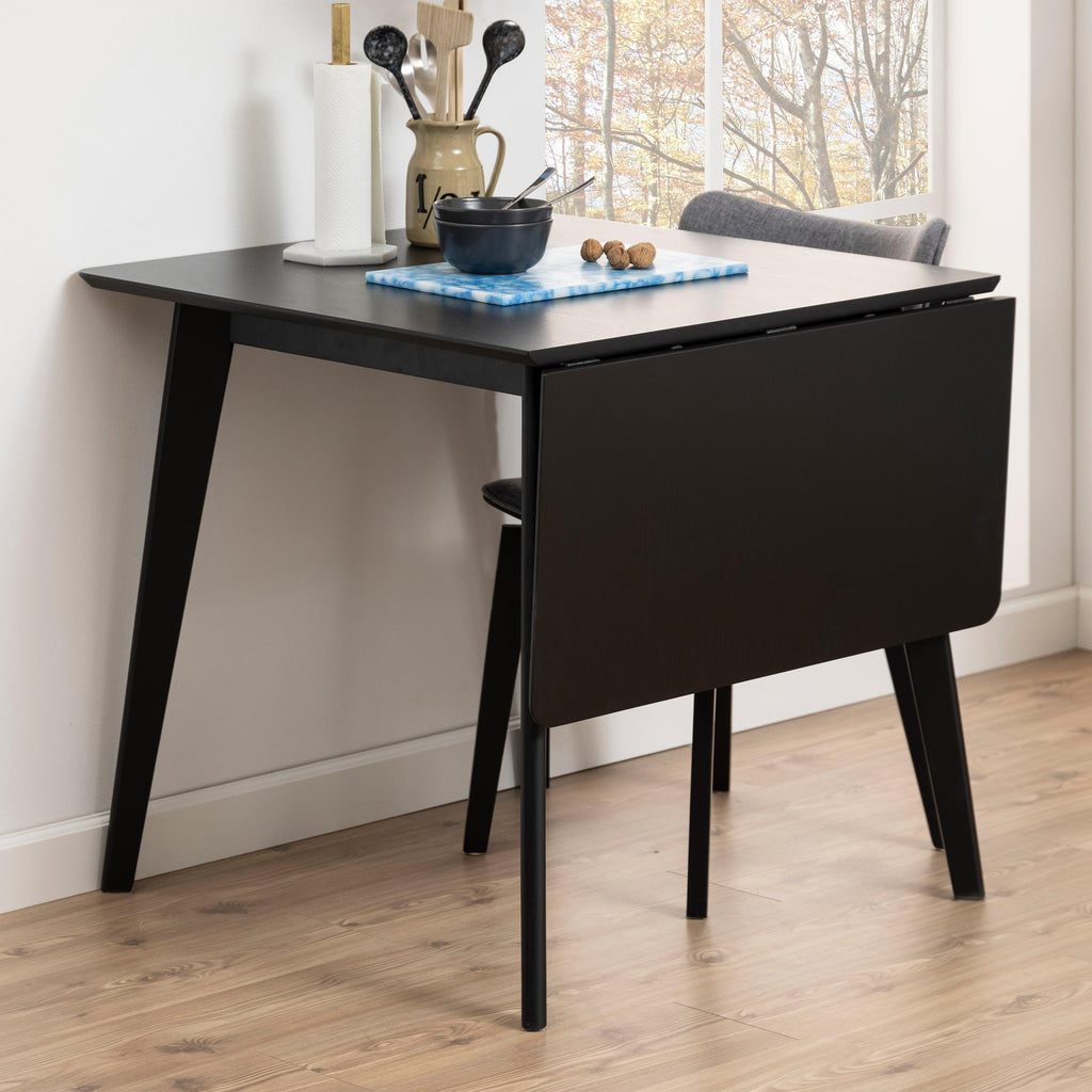 Roxby Extending Dining Table 120x80cm in Black - image 7