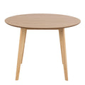 Roxby Round Dining Table in Oak 105cm - image 2