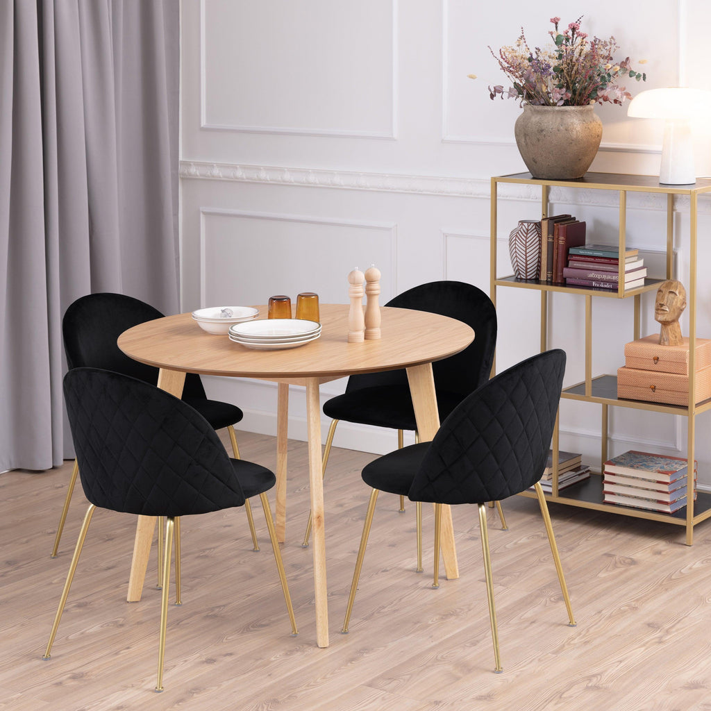 Roxby Round Dining Table in Oak 105cm - image 4