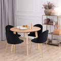 Roxby Round Dining Table in Oak 105cm - image 4