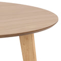 Roxby Round Dining Table in Oak 105cm - image 5